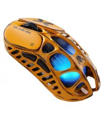 GravaStar Мышь Mercury X Pro, 8K, BT/WL/USB-A, RGB, Battle-Worn Yellow