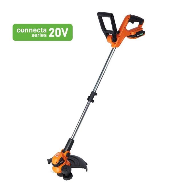 SEQUOIA Триммер садовый аккумуляторны SBT2030D-QV 20В акб 1х2А·час 30см 9000об/мин леска 1.6мм ЗП 1.8кг