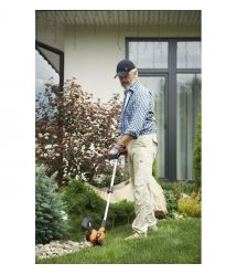 SEQUOIA Триммер садовый аккумуляторны SBT2030D-QV 20В акб 1х2А·час 30см 9000об/мин леска 1.6мм ЗП 1.8кг