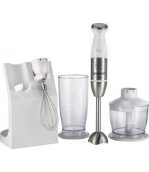 Gorenje Блендер погружной 800Вт, 5в1, чаша-500мл, измельчитель, белый