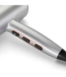BaByliss Фен Babyliss Cosmos, 2100Вт, 3 режими, іонізація, хол. обдув, 2 насадки, сірий