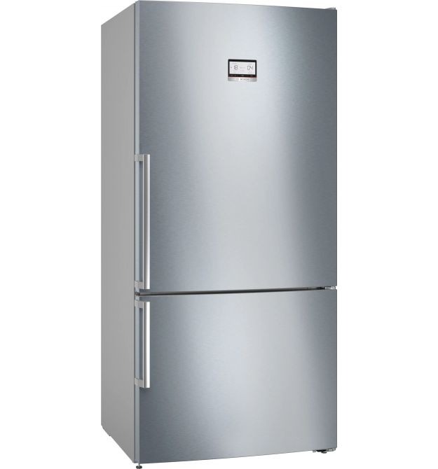 Bosch Bosch Ref with bottom freezer, 186x86x81, ref-479L, freez.-152L, 2doors, D, NF, display, inox