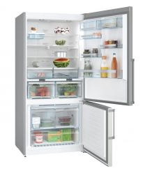 Bosch Bosch Ref with bottom freezer, 186x86x81, ref-479L, freez.-152L, 2doors, D, NF, display, inox