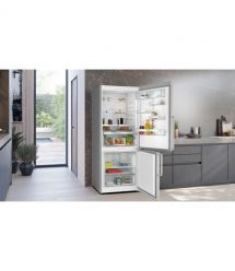 Siemens Siemens Ref with bottom freezer, 186x75x78, ref-357L, freez.-169L, 2doors, C, NF, display, inox