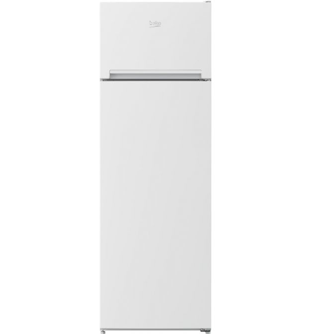 Beko Ref Beko with top freezer, 161x57x54, ref-204L, freez.-46L, 2doors, E, ST, white