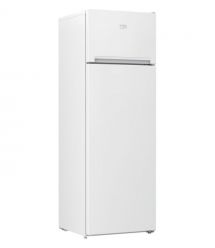 Beko Ref Beko with top freezer, 161x57x54, ref-204L, freez.-46L, 2doors, E, ST, white