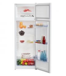 Beko Ref Beko with top freezer, 161x57x54, ref-204L, freez.-46L, 2doors, E, ST, white