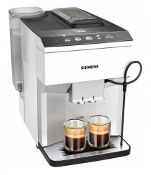 Siemens Кофемашина 1.9л, зерно + молотая, автомат.капучинатор, авторецептов - 10, белый