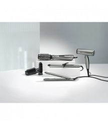 BaByliss Xanadu curling iron, 46W, 6 temperature settings, D -25mm, 160-210°C, metal, gray