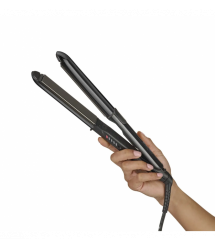 BaByliss Выпрямитель Black Chrome, темп.режимов-5, 130-230°C, титан, черный