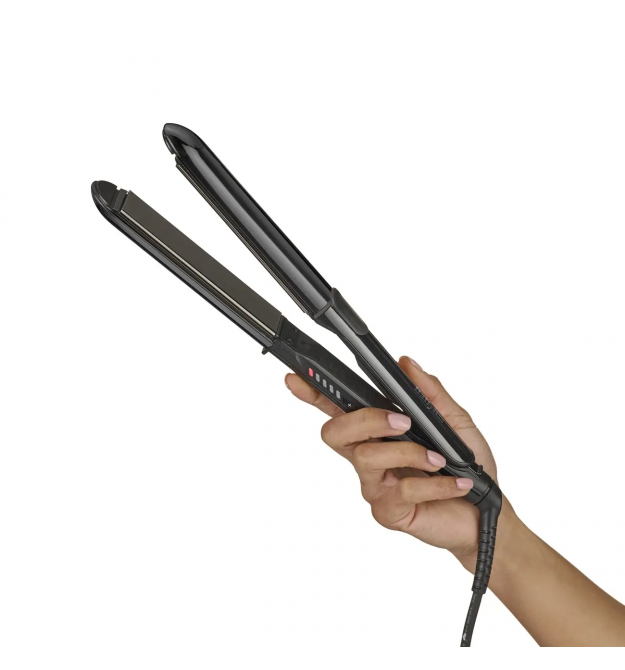 BaByliss Выпрямитель Black Chrome, темп.режимов-5, 130-230°C, титан, черный