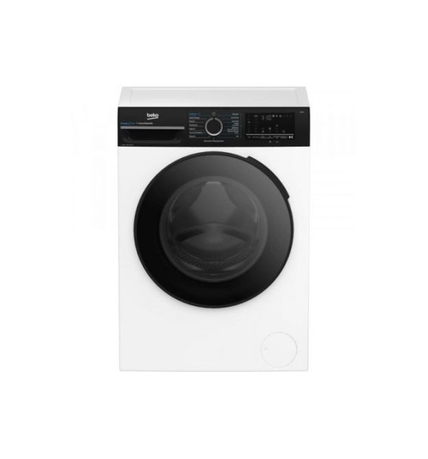 Beko Стиральная машина фронтальная, 7кг, 1200, A, 50см, дисплей, инвертор, пара, белый