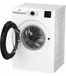 Beko Стиральная машина фронтальная, 8 кг, 1000, A, 55 см, дисплей, инвертор, пара, белый