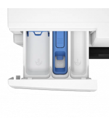 Beko Стиральная машина фронтальная, 8 кг, 1000, A, 55 см, дисплей, инвертор, пара, белый