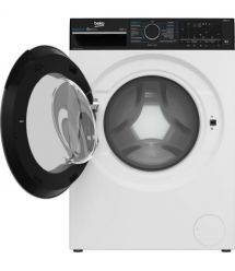 Beko Стиральная машина фронтальная, 9 кг, 1400, A, 55 см, дисплей, пар, инвертор, WIFI, белая