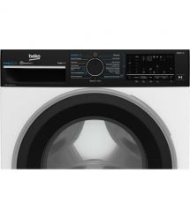 Beko Стиральная машина фронтальная, 9 кг, 1400, A, 55 см, дисплей, пар, инвертор, WIFI, белая