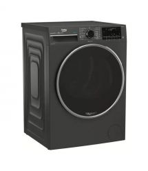 Beko Стиральная машина фронтальная, 8 кг, 1400, A, 55 см, дисплей, пар, инвертор, графит
