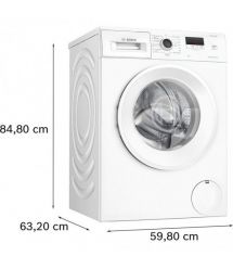 Bosch Стиральная машина фронтальная, 7кг, 1200, A, 59см, дисплей, белый