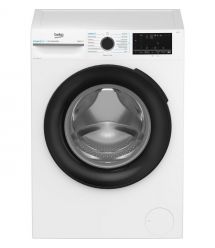 Beko WM Beko front load, 8kg, 1400, A, 55cm, display, invertor, steam, white
