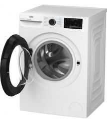 Beko WM Beko front load, 8kg, 1400, A, 55cm, display, invertor, steam, white
