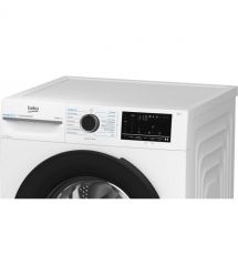 Beko WM Beko front load, 8kg, 1400, A, 55cm, display, invertor, steam, white