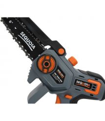 SEQUOIA Пила цепная аккумуляторная SBC2006-UNI 20В акб 1х2.0А·ч шина 15см 1/4" 6.5м/с 2.05кг