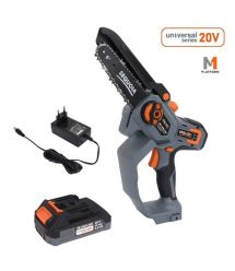 SEQUOIA Пила цепная аккумуляторная SBC2006-UNI 20В акб 1х2.0А·ч шина 15см 1/4" 6.5м/с 2.05кг