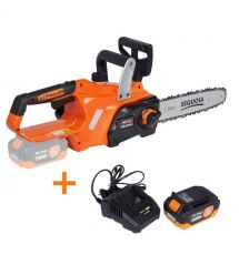 SEQUOIA Пила цепная аккумуляторная SBC2012BS-EV 20В акб 1х4.0А·час шина 30см 1/4" 6.0м/с ЗУ 3.2кг