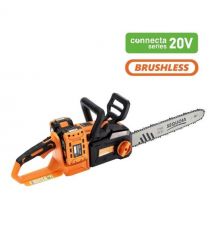 SEQUOIA Пила цепная аккумуляторная SBC4016BS-E2W 40В(20В+20В) акб 2х4.0А·час шина 40см 3/8" 25.0м/с ЗП 3.9кг