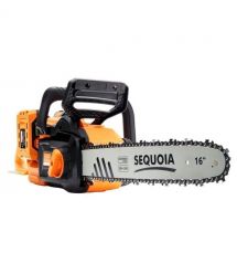 SEQUOIA Пила цепная аккумуляторная SBC4016BS-E2W 40В(20В+20В) акб 2х4.0А·час шина 40см 3/8" 25.0м/с ЗП 3.9кг