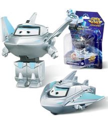 Super Wings Super Wings Transformer Toy Transform-a-Bots Traver, 5cm