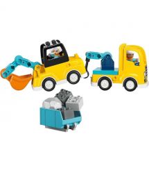 LEGO Конструктор LEGO DUPLO Town 3-в-1 Будівельна техніка