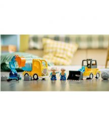 LEGO Конструктор LEGO DUPLO Town 3-в-1 Будівельна техніка