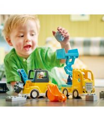 LEGO Конструктор LEGO DUPLO Town 3-в-1 Будівельна техніка