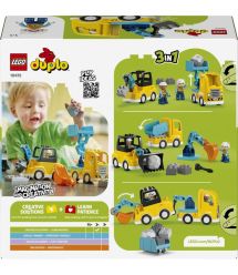 LEGO Конструктор LEGO DUPLO Town 3-в-1 Будівельна техніка