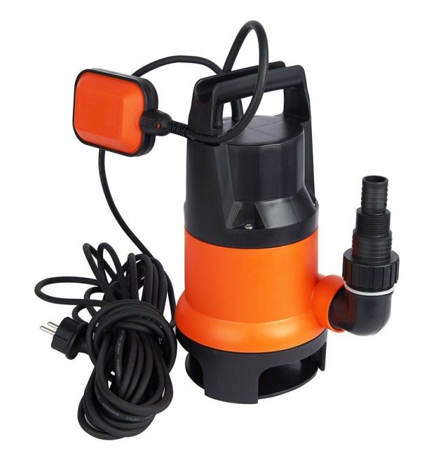 SEQUOIA Насос дренажний для брудної води SEQUOIA SSP400D 400Вт 8000л/год висота 5м глибина 5м 3.5кг