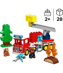 LEGO Конструктор LEGO DUPLO Town Пожежна машина зі шлангом і пожежником