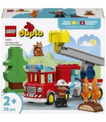 LEGO Конструктор LEGO DUPLO Town Пожежна машина зі шлангом і пожежником