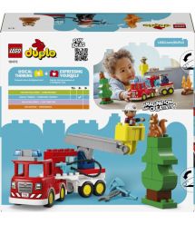 LEGO Конструктор LEGO DUPLO Town Пожежна машина зі шлангом і пожежником
