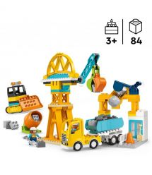LEGO Конструктор LEGO DUPLO Town 3-в-1 Будівельний майданчик і техніка