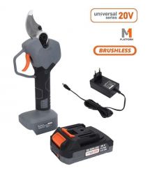 SEQUOIA Секатор акумуляторний SEQUOIA SBP2030B-UNI 20В акб 1х2А·год d різа 30мм ЗП 1.4кг