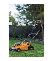 SEQUOIA Газонокосарка акумуляторна SEQUOIA SBL4037B-E2W 40В(20В+20В) 37см 35л 25-75мм 11.65кг без АКБ та ЗП