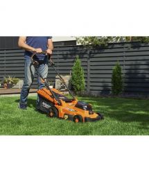 SEQUOIA Газонокосарка акумуляторна SEQUOIA SBL4037B-E2W 40В(20В+20В) 37см 35л 25-75мм 11.65кг без АКБ та ЗП