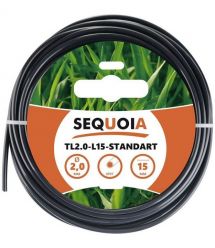SEQUOIA Ліска косильна SEQUOIA TL2.0-L15-Standart 2.0мм 15м кругла