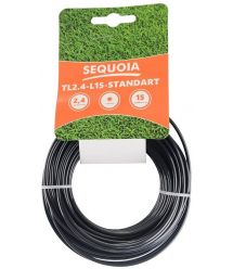 SEQUOIA Ліска косильна SEQUOIA TL2.4-L15-Standart 2.4мм 15м кругла