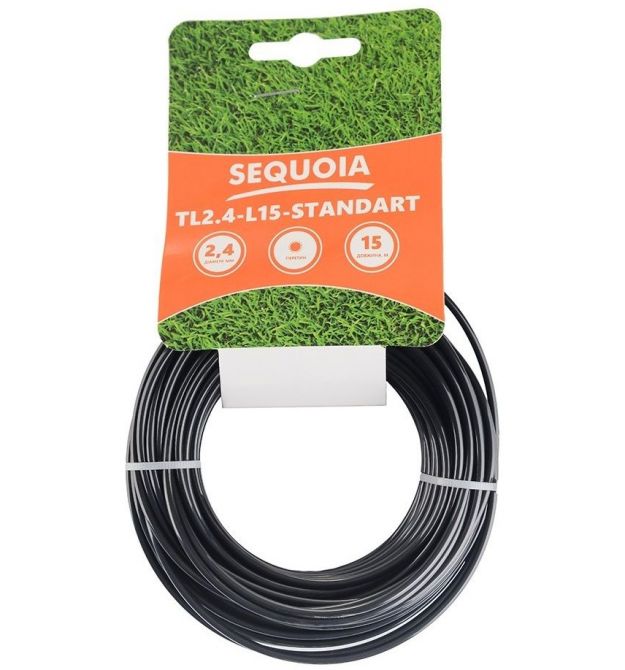 SEQUOIA Ліска косильна SEQUOIA TL2.4-L15-Standart 2.4мм 15м кругла
