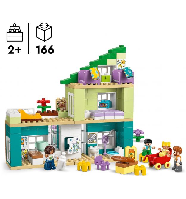 LEGO Конструктор LEGO DUPLO Town Сучасний родинний будинок із фігурками
