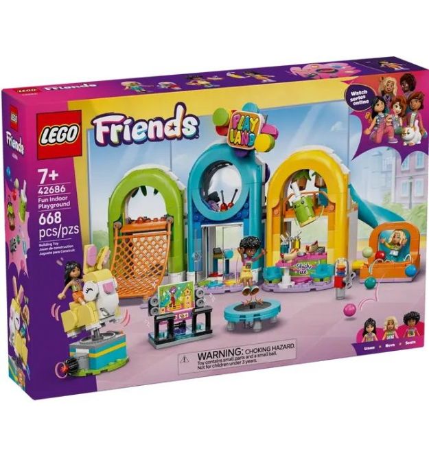 LEGO Конструктор LEGO Friends Веселий критий ігровий майданчик