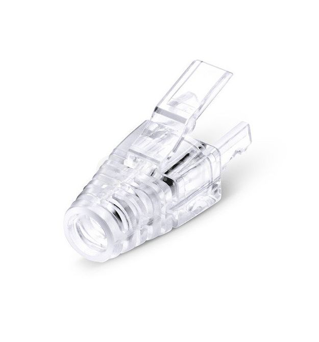 Колпачок изолирующий Merlion RJ-45 прозрачный Cat.5 - Cat.6 (100 шт - уп.) Q100