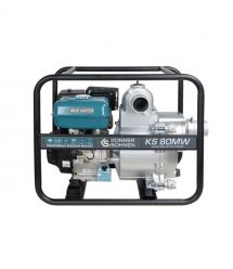 Könner & Söhnen Мотопомпа бензиновая KS 80MW 1000л/мин 9.0л.с 60кг